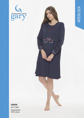 DÁMSKÁ NOČNÍ KOŠILE Q50030 Tellini S.R.L. Velkoobchodní oblečení